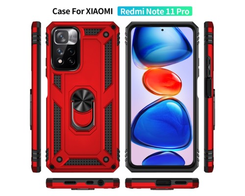 Чохол для смартфона Cosmic Robot Ring for Xiaomi Redmi Note 11/Note 11S Red (RobotXRN11Red) Чохол для смартфона Cosmic Robot Ring for Xiaomi Redmi Note 11/Note 11S Red (RobotXRN11Red)