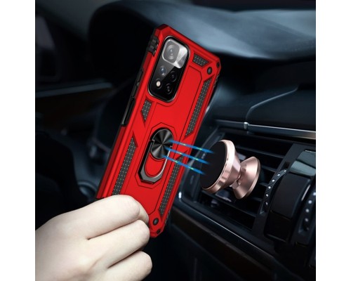 Чохол для смартфона Cosmic Robot Ring for Xiaomi Redmi Note 11/Note 11S Red (RobotXRN11Red) Чохол для смартфона Cosmic Robot Ring for Xiaomi Redmi Note 11/Note 11S Red (RobotXRN11Red)