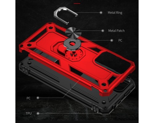 Чохол для смартфона Cosmic Robot Ring for Xiaomi Redmi Note 11/Note 11S Red (RobotXRN11Red) Чохол для смартфона Cosmic Robot Ring for Xiaomi Redmi Note 11/Note 11S Red (RobotXRN11Red)