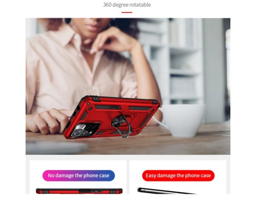Чохол для смартфона Cosmic Robot Ring for Xiaomi Redmi Note 11/Note 11S Red (RobotXRN11Red) Чохол для смартфона Cosmic Robot Ring for Xiaomi Redmi Note 11/Note 11S Red (RobotXRN11Red)