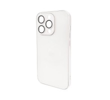 Чохол для смартфона AG Glass Matt Frame Color Logo for Apple iPhone 15 Pro Pearly White (AGMattFrameiP15PWhite) 
