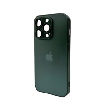 Чохол для смартфона AG Glass Matt Frame Color Logo for Apple iPhone 15 Pro Cangling Green (AGMattFrameiP15PGreen)