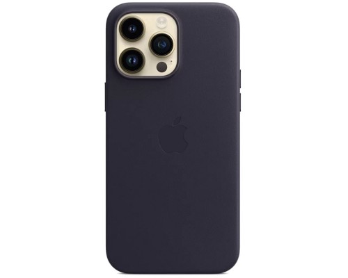 Чохол для смартфона Leather AAA Full Magsafe IC for iPhone 15 Pro Max Violet (Leat15PMViolet) 