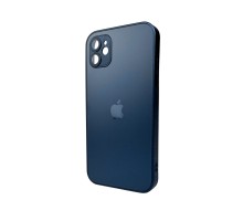 Чохол для смартфона AG Glass Matt Frame Color Logo for Apple iPhone 11 Navy Blue (AGMattFrameiP11Blue) 