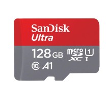 microSDXC (UHS-1) SanDisk Ultra 128Gb class 10 A1 (100Mb/s) (SDSQUNR-128G-GN6MN) 