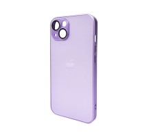 Чохол для смартфона AG Glass Matt Frame Color Logo for Apple iPhone 13 Light Purple (AGMattFrameiP13LPurple) 