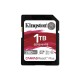 SDXC (UHS-II U3) Kingston Canvas React Plus 1Tb class 10 V60 (R280MB/s, W150MB/s) (SDR2V6/1TB) 