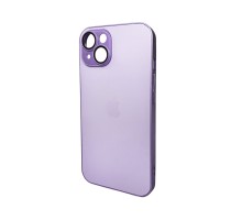 Чохол для смартфона AG Glass Matt Frame Color Logo for Apple iPhone 15 Light Purple (AGMattFrameiP15LPurple) 