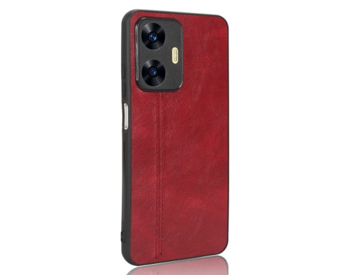 Чохол для смартфона Cosmiс Leather Case for Realme C55 Red (CoLeathRealC55Red) Чохол для смартфона Cosmiс Leather Case for Realme C55 Red (CoLeathRealC55Red)