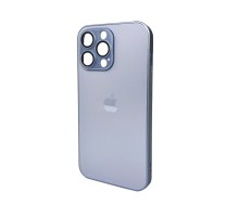 Чохол для смартфона AG Glass Matt Frame Color Logo for Apple iPhone 15 Pro Max Sierra Blue (AGMattFrameiP15PMLBlue) 