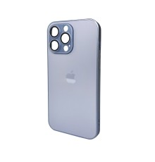 Чохол для смартфона AG Glass Matt Frame Color Logo for Apple iPhone 15 Pro Max Sierra Blue (AGMattFrameiP15PMLBlue)