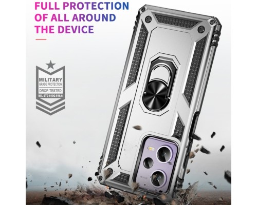 Чохол для смартфона Cosmic Robot Ring for Xiaomi Redmi Note 12 Pro 5G Silver (RobotXRN12P5GSilver) Чохол для смартфона Cosmic Robot Ring for Xiaomi Redmi Note 12 Pro 5G Silver (RobotXRN12P5GSilver)