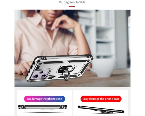 Чохол для смартфона Cosmic Robot Ring for Xiaomi Redmi Note 12 Pro 5G Silver (RobotXRN12P5GSilver) Чохол для смартфона Cosmic Robot Ring for Xiaomi Redmi Note 12 Pro 5G Silver (RobotXRN12P5GSilver)