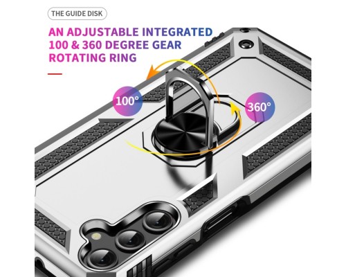 Чохол для смартфона Cosmic Robot Ring for Samsung Galaxy A34 5G Silver (RobotA34Silver) Чохол для смартфона Cosmic Robot Ring for Samsung Galaxy A34 5G Silver (RobotA34Silver)