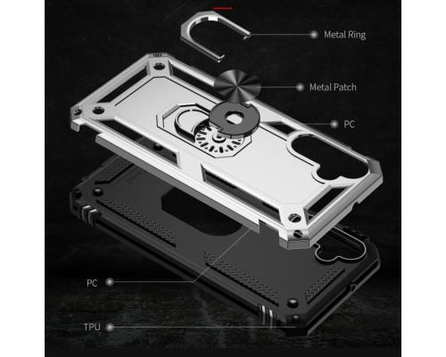 Чохол для смартфона Cosmic Robot Ring for Samsung Galaxy A34 5G Silver (RobotA34Silver) Чохол для смартфона Cosmic Robot Ring for Samsung Galaxy A34 5G Silver (RobotA34Silver)