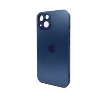 Чохол для смартфона AG Glass Matt Frame Color Logo for Apple iPhone 14 Navy Blue (AGMattFrameiP14Blue) 