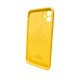 Чохол для смартфона Silicone Full Case AA Camera Protect for Apple iPhone 11 кругл 56,Sunny Yellow (FullAAKPi11-56)
