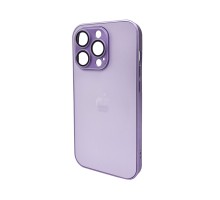 Чохол для смартфона AG Glass Matt Frame Color Logo for Apple iPhone 15 Pro Light Purple (AGMattFrameiP15PLPurple) 