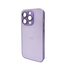 Чохол для смартфона AG Glass Matt Frame Color Logo for Apple iPhone 15 Pro Light Purple (AGMattFrameiP15PLPurple)