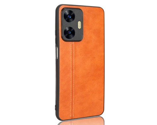 Чохол для смартфона Cosmiс Leather Case for Realme C55 Orange (CoLeathRealC55Orange) Чохол для смартфона Cosmiс Leather Case for Realme C55 Orange (CoLeathRealC55Orange)
