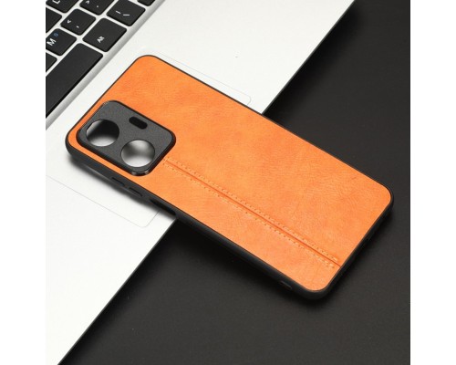 Чохол для смартфона Cosmiс Leather Case for Realme C55 Orange (CoLeathRealC55Orange) Чохол для смартфона Cosmiс Leather Case for Realme C55 Orange (CoLeathRealC55Orange)