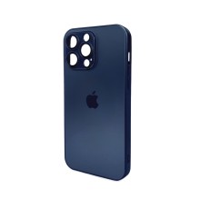 Чохол для смартфона AG Glass Matt Frame Color Logo for Apple iPhone 15 Pro Max Navy Blue (AGMattFrameiP15PMBlue)