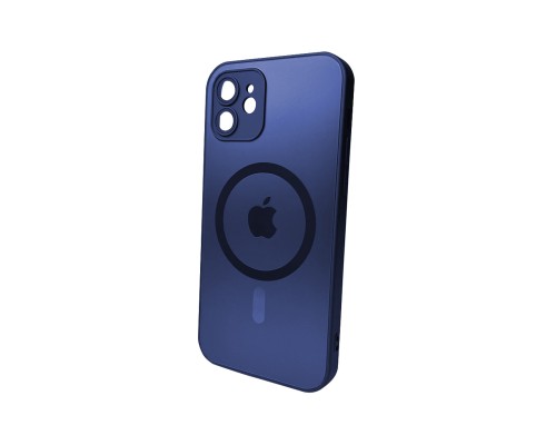 Чохол для смартфона AG Glass Matt Frame Color MagSafe Logo for Apple iPhone 11 Navy Blue (AGMattFrameMGiP11DBlue) Чохол для смартфона AG Glass Matt Frame Color MagSafe Logo for Apple iPhone 11 Navy Blue (AGMattFrameMGiP11DBlue)