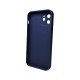 Чохол для смартфона AG Glass Matt Frame Color MagSafe Logo for Apple iPhone 11 Navy Blue (AGMattFrameMGiP11DBlue)