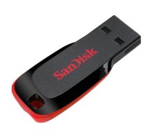 Flash SanDisk USB 2.0 Cruzer Blade 128Gb Black/Red (SDCZ50-128G-B35) 