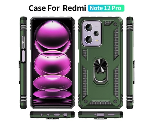 Чохол для смартфона Cosmic Robot Ring for Xiaomi Redmi Note 12 Pro 5G Army Green (RobotXRN12P5GArmy) Чохол для смартфона Cosmic Robot Ring for Xiaomi Redmi Note 12 Pro 5G Army Green (RobotXRN12P5GArmy)