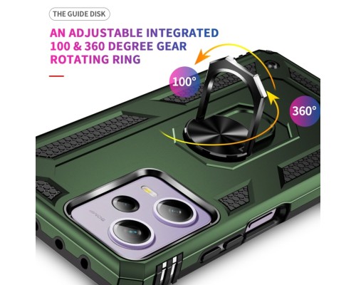 Чохол для смартфона Cosmic Robot Ring for Xiaomi Redmi Note 12 Pro 5G Army Green (RobotXRN12P5GArmy) Чохол для смартфона Cosmic Robot Ring for Xiaomi Redmi Note 12 Pro 5G Army Green (RobotXRN12P5GArmy)