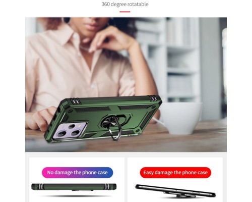 Чохол для смартфона Cosmic Robot Ring for Xiaomi Redmi Note 12 Pro 5G Army Green (RobotXRN12P5GArmy) Чохол для смартфона Cosmic Robot Ring for Xiaomi Redmi Note 12 Pro 5G Army Green (RobotXRN12P5GArmy)