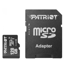 Карта пам'яті microSDXC (UHS-1) Patriot LX Series 128Gb class 10 (adapter SD) (PSF128GMCSDXC10)