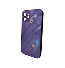 Чохол для смартфона AG Glass Gradient LV Frame for Apple iPhone 13 Deep Purple (AGLVFrameiP13Purple)