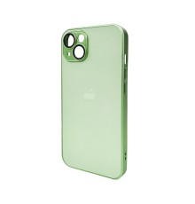 Чохол для смартфона AG Glass Matt Frame Color Logo for Apple iPhone 12 Light Green (AGMattFrameiP12LGreen)