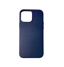 Чохол для смартфона Leather AAA Full Magsafe IC for iPhone 15 Pro Max Deep Blue (Leat15PMDeepBlue)