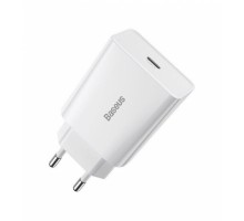 Мережевий зарядний пристрій Baseus Speed Mini Quick Charger 1C 20W EU White (CCFS-SN02) 