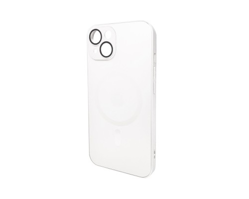 Чохол для смартфона AG Glass Matt Frame Color MagSafe Logo for Apple iPhone 14 Pearly White (AGMattFrameMGiP14White) Чохол для смартфона AG Glass Matt Frame Color MagSafe Logo for Apple iPhone 14 Pearly White (AGMattFrameMGiP14White)