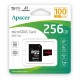 microSDXC (UHS-1) Apacer 256Gb class 10 V10 A1 R100MB/s (adapter SD) (AP256GMCSX10UB-R)