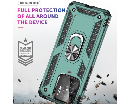 Чохол для смартфона Cosmic Robot Ring for Xiaomi Redmi 10C Army Green (RobotXR10CArmy) Чохол для смартфона Cosmic Robot Ring for Xiaomi Redmi 10C Army Green (RobotXR10CArmy)