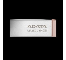 Flash A-DATA USB 3.2 UR 350 64Gb Silver/Beige (UR350-64G-RSR/BG) 