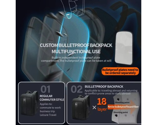 Рюкзак Tigernu T-B9600 15.6" Black (T-B9600BL) Рюкзак Tigernu T-B9600 15.6" Black (T-B9600BL)