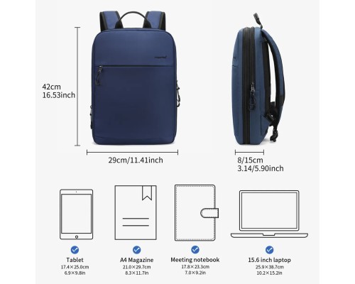 Рюкзак Tigernu T-B9013 15.6" Blue (T-B9013Blue) Рюкзак Tigernu T-B9013 15.6" Blue (T-B9013Blue)