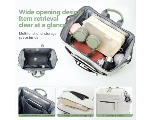 Рюкзак Tigernu T-B9513 14&quot; Off White (T-B9513)