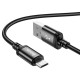 Кабель HOCO X89 Wind charging data cable Micro Black (6931474784346) 