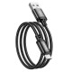 Кабель HOCO X89 Wind charging data cable Micro Black (6931474784346) 