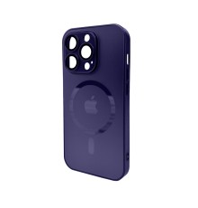 Чохол для смартфона AG Glass Matt Frame Color MagSafe Logo for Apple iPhone 14 Pro Deep Purple (AGMattFrameMGiP14PDPurple)