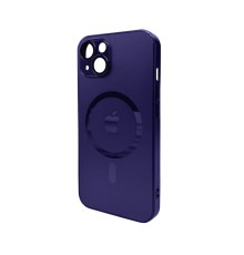 Чохол для смартфона AG Glass Matt Frame Color MagSafe Logo for Apple iPhone 13 Deep Purple (AGMattFrameMGiP13DPurple)