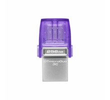 Flash Kingston USB 3.2 DT microDuo 3C 256GB (Type-A/Type-C) (200Mb/s) (DTDUO3CG3/256GB) 