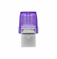 Флеш-накопичувач Kingston USB 3.2 DT microDuo 3C 256GB (Type-A/Type-C) (200Mb/s) (DTDUO3CG3/256GB)